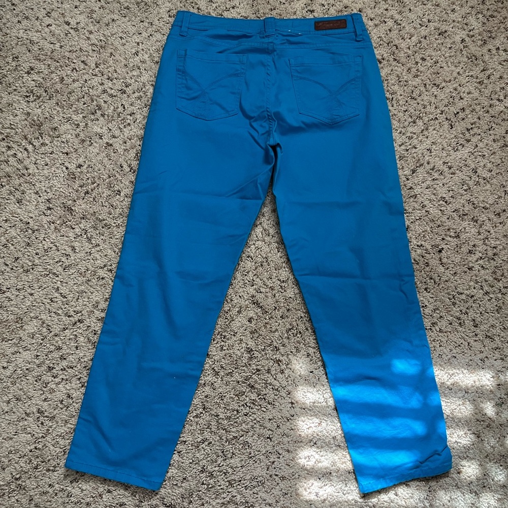 Calvin Klein Jeans Women’s Blue Denim Skinny Crop Jeans Size 8 - Picture 5 of 10